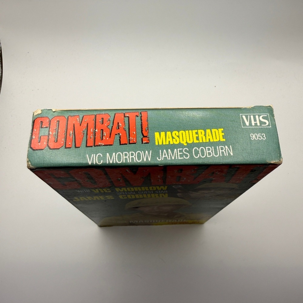 Combat! Masquerade VHS Vic Morrow James Coburn Episode 3 WWII TV Series 9053 - Picture 4 of 5